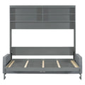 Queen Murphy Bed with Sofa 2 in 1 Design, Storage Solutions & Dual Piston Mechanism