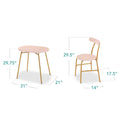 Best Choice Products 3 Piece Modern Oval Dining Table Set, Small Kitchen Dinette W/2 Chairs Black/Black