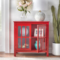 Portland 2 Door Glass Cabinet by Simple Living