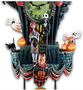 The Bradford Exchange the Nightmare Before Christmas Cuckoo Clock, 21 in, Musical, Light up, Limited Edition